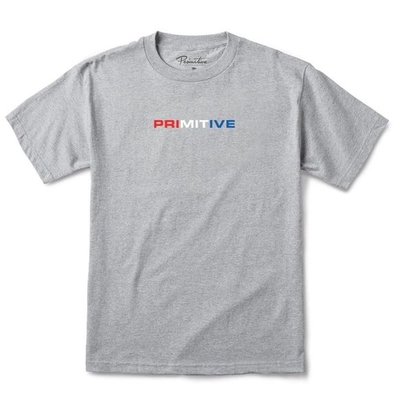 NWT Primitive Dirty P Costa Rica 🇨🇷 grey tee - Picture 1 of 5